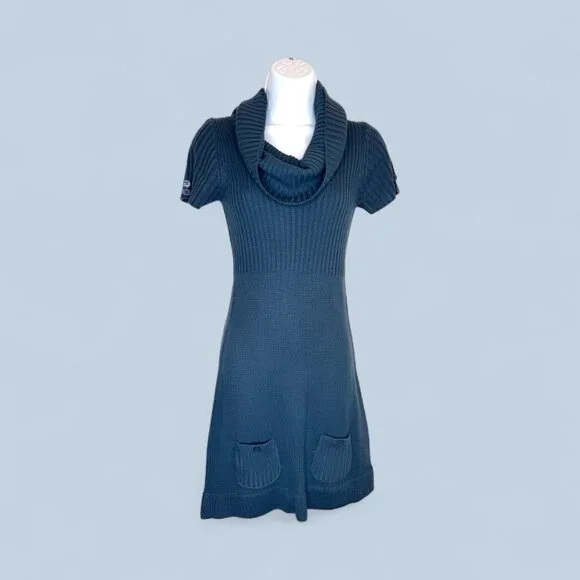 DEREK HEART Chambray color Bodycon Mini Dress Womens S - Picture 1 of 11